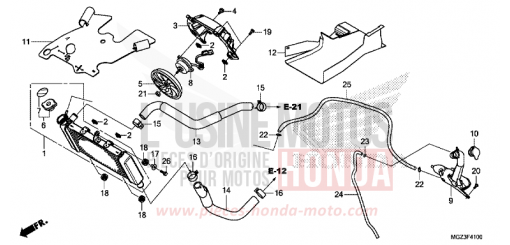 RADIATEUR CBR500RAD de 2013